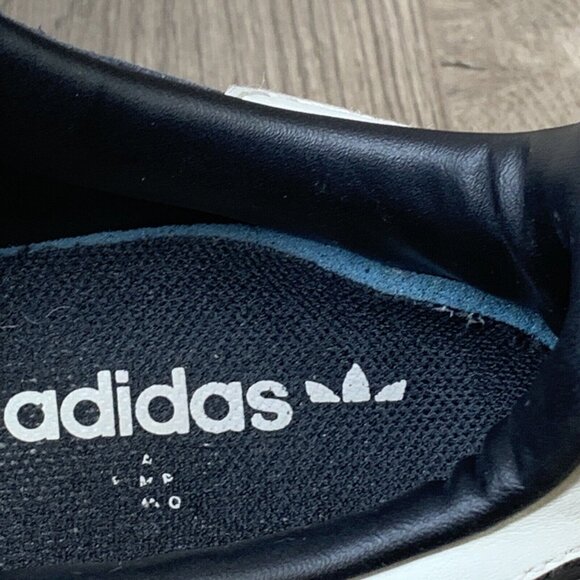 Adidas Stan Smith Womens Size 6.5 Original Black Reptile Snakeskin - Picture 10 of 10